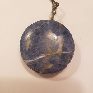 Blue stone pendant
